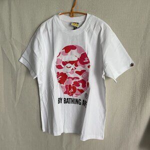 BAPE ABC Camo By Bathing Ape Tee White/Pink